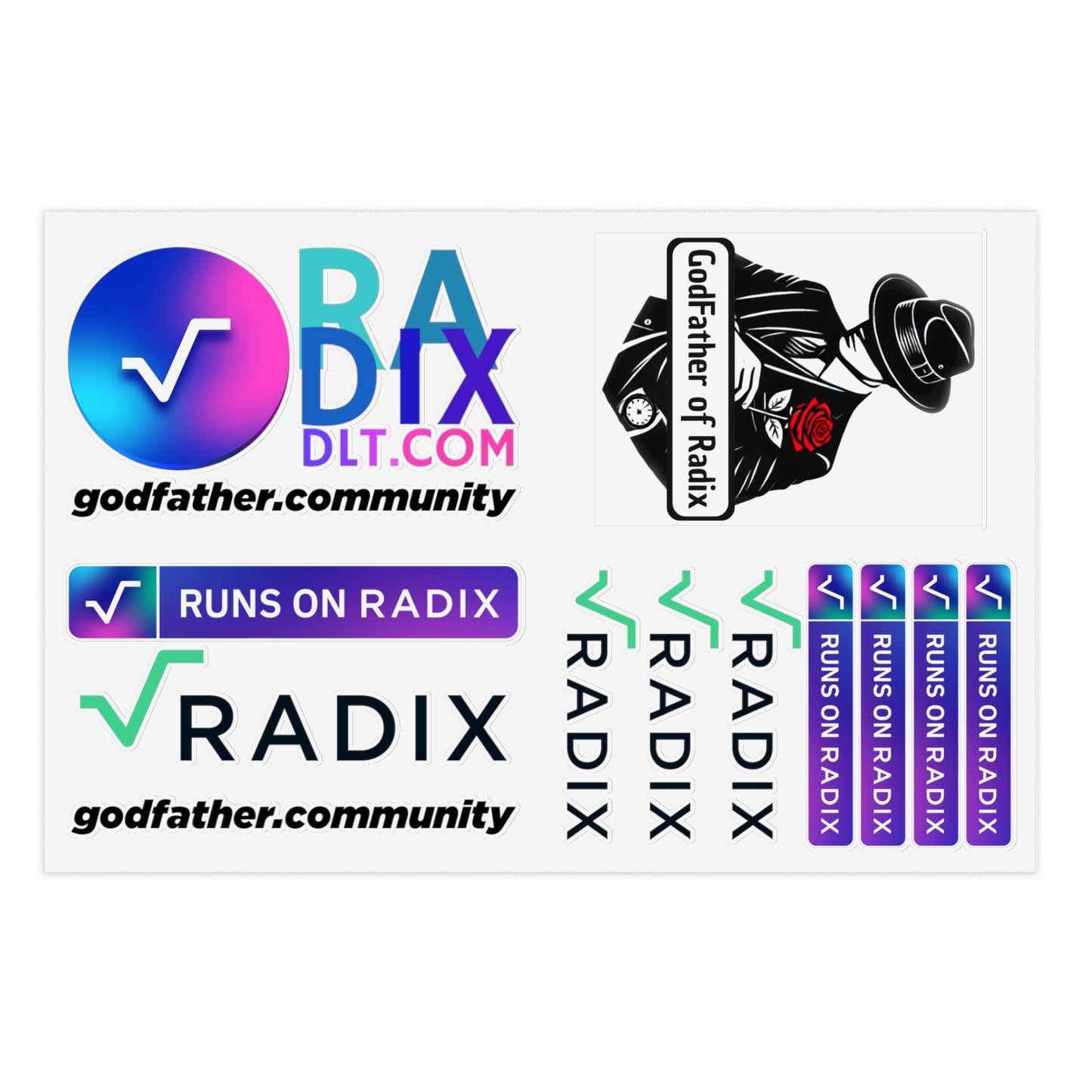 Sticker Grandpack - GodFather of Radix