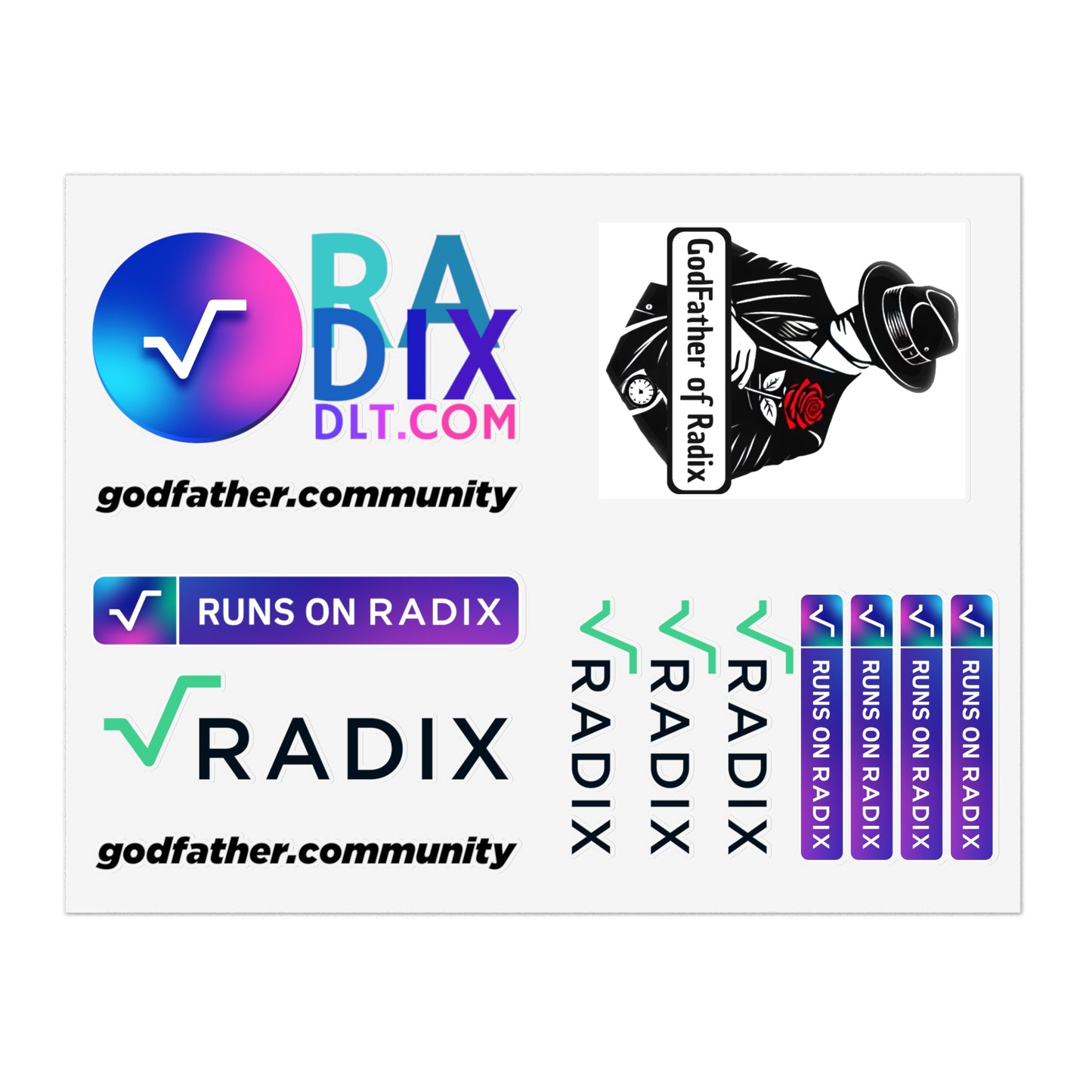 Sticker Grandpack - GodFather of Radix